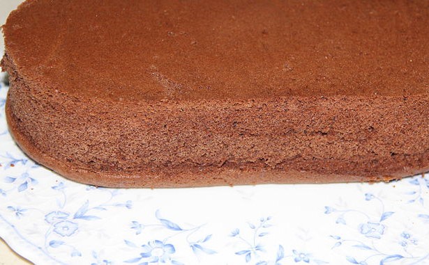 Genoise with Amaretto and Chocolate
